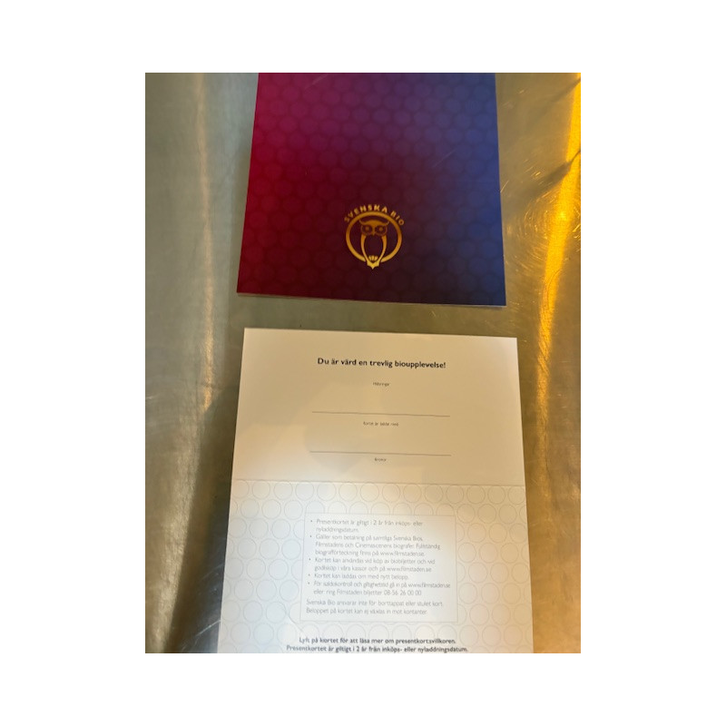 Presentkortsbärare